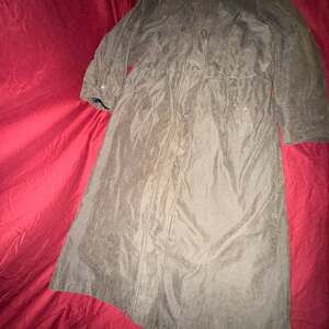 F.S. Limited Long Coat Jacket Mens 14 Gray Full Zip Button Vintage